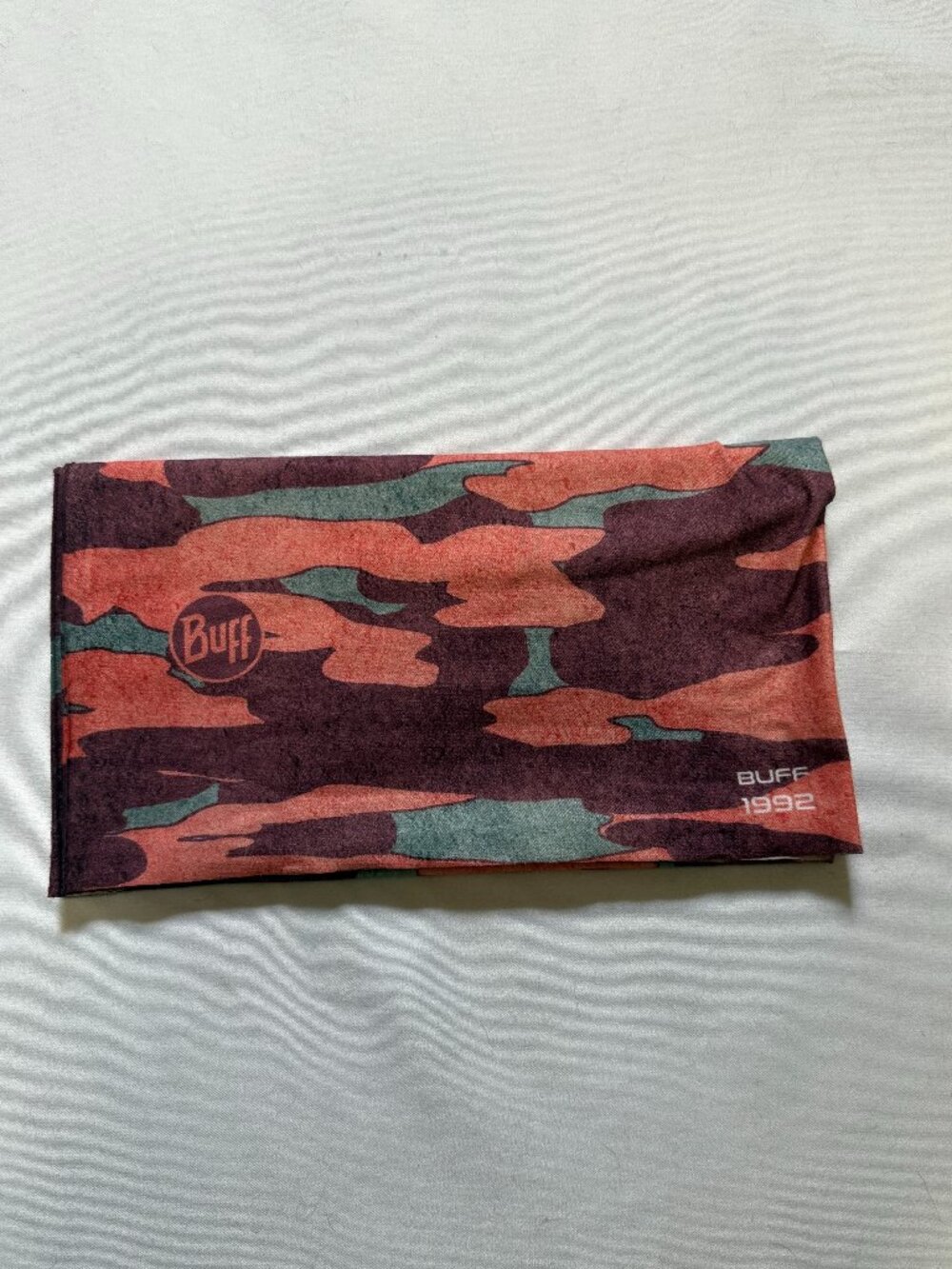 BUFF Youth Kids Original Multifunctional Headwear Neck Gaiter Camo Orange
